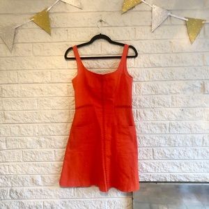 Philosophy di Alberta Ferretti orange dress